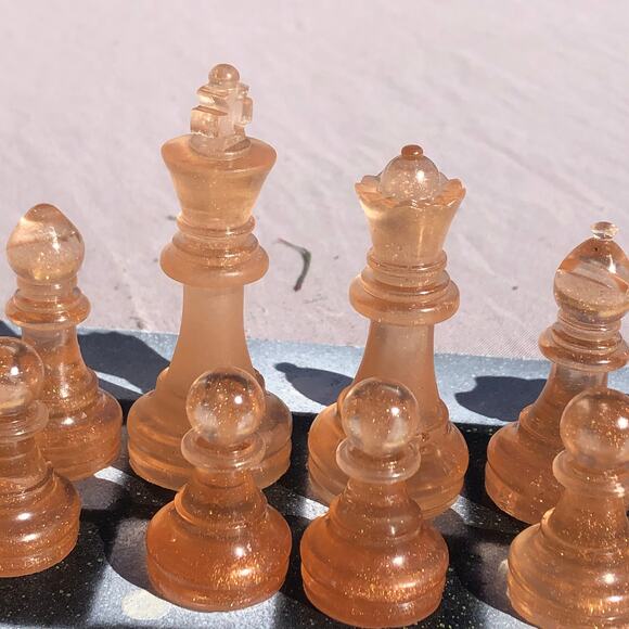 Chess Set - Amber Edition - Picture 6 of 9
